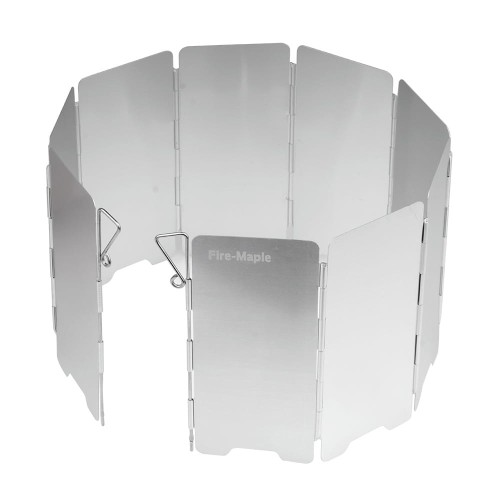 Osłona przeciwwiatrowa FMW-503 do palników turystycznych - rozłożona.