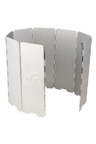 Osłona przeciwwiatrowa FMW-510 do palników turystycznych - rozłożona.