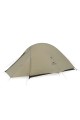 Ultralekki 3-osobowy namiot NATUREHIKE Cloud Up 3 PRO 20D - moon rock sand