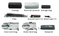 2-osobowy namiot Naturehike Star River 2 UL 15D - komponenty