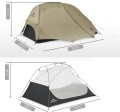 2-osobowy namiot Naturehike Star River 2 UL 15D - rozmiary